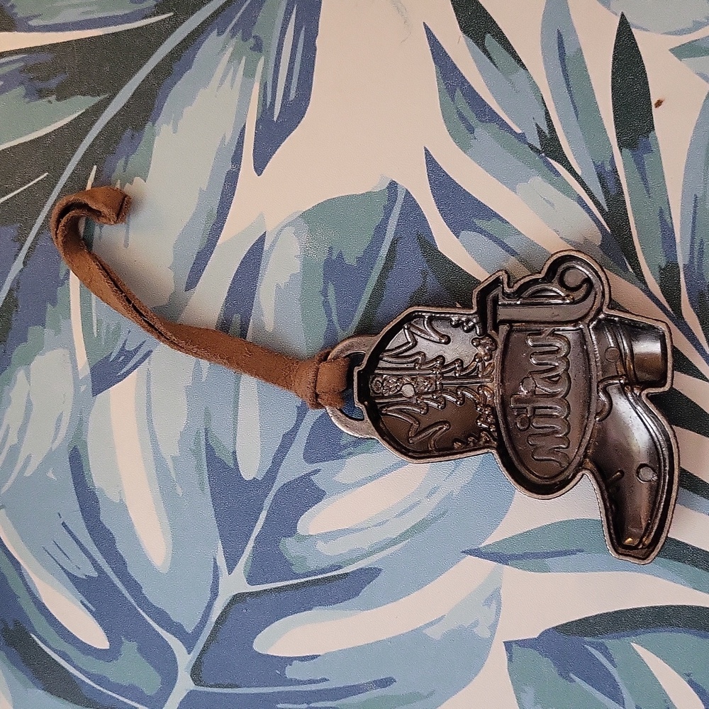 Justin Silver Boot Keychain - Picture 3 of 4